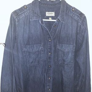Express button down Jean shirt